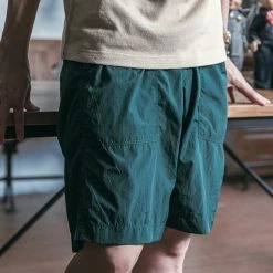 Non Stock Nylon Climber's Shorts - Green