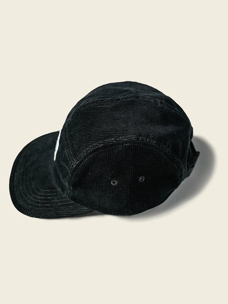 Non Stock 12.5 Oz Corduroy 5 Panel Cap - Black 5 Non Stock 12.5 Oz Corduroy 5 Panel Cap - Black