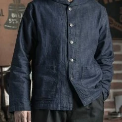Bronson 1922 USN 2nd Model Denim Coverall Utility Jacket 23 Bronson 1922 USN 2nd Model Denim Coverall Utility Jacket