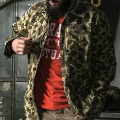 Bronson OUTERWEAR WWII USMC Type P-44 HBT Duck Hunter Camo Jacket