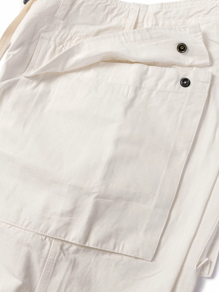 Non Stock NEW ARRIVALS 8.5 Oz Cotton Ripstop Cargo Shorts - White 10 Non Stock NEW ARRIVALS 8.5 Oz Cotton Ripstop Cargo Shorts - White