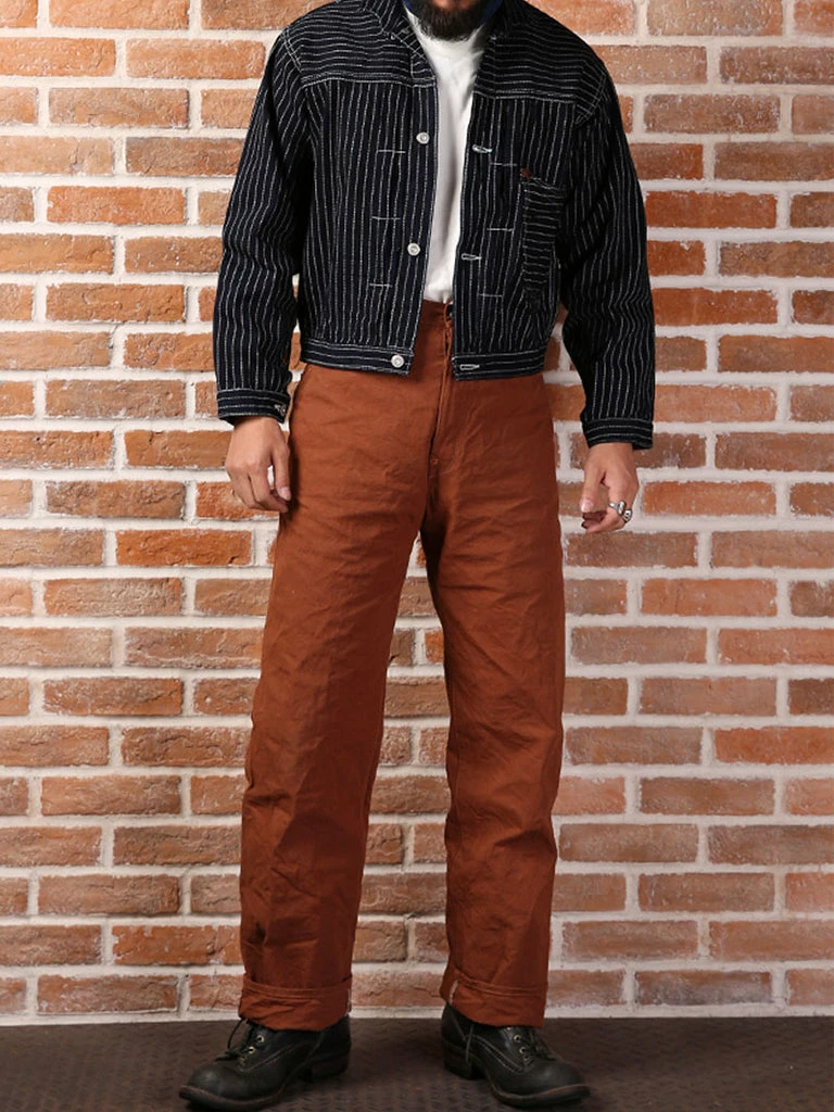 Bronson 1878 Wabash One Pocket Stripe Denim Jacket 5 Bronson 1878 Wabash One Pocket Stripe Denim Jacket