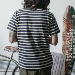 Bronson Breton Stripe T-Shirt - Navy/White 15 Bronson Breton Stripe T-Shirt - Navy/White