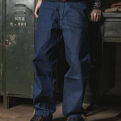 Bronson US Navy Modified 13.5 Oz Indigo Deck Pants BOTTOMS