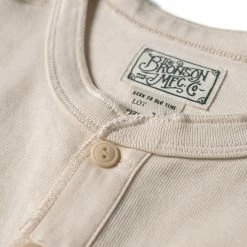 Bronson Vintage Long Sleeve Henley T-Shirt - Apricot NEW ARRIVALS