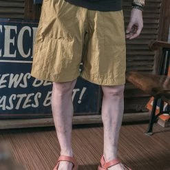 Non Stock Nylon Climber's Shorts - Yellow BOTTOMS 15 Non Stock Nylon Climber's Shorts - Yellow BOTTOMS