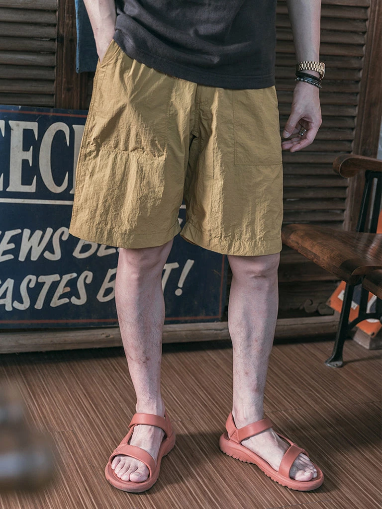 Non Stock Nylon Climber's Shorts - Yellow BOTTOMS 5 Non Stock Nylon Climber's Shorts - Yellow BOTTOMS