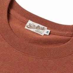 Non Stock 9 Oz US Cotton Tubular T-Shirt - Orange Red TOPS 19 Non Stock 9 Oz US Cotton Tubular T-Shirt - Orange Red TOPS