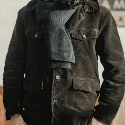 Non Stock USN Wool Scarf - Black