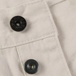 Bronson BOTTOMS 1940s WWII USN 12 Oz HBT Fatigue Deck Shorts