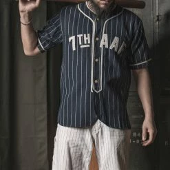 Bronson NEW ARRIVALS WWII Military Baseball Shirt - 7th AFF