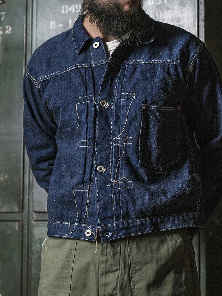 Bronson Lot 44806XX WWII Type 1 14 Oz Selvedge Denim Jacket OUTERWEAR 5 Bronson Lot 44806XX WWII Type 1 14 Oz Selvedge Denim Jacket OUTERWEAR