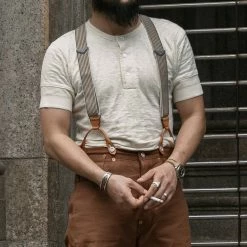 Bronson 1890s Slub Cotton Henley T-Shirt Back In Stock