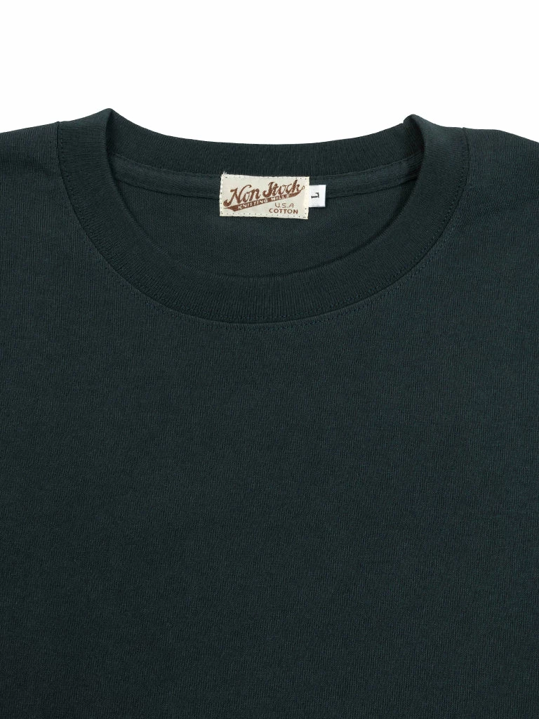 Non Stock 9 Oz US Cotton Tubular T-Shirt - Vintage Black TOPS 7 Non Stock 9 Oz US Cotton Tubular T-Shirt - Vintage Black TOPS