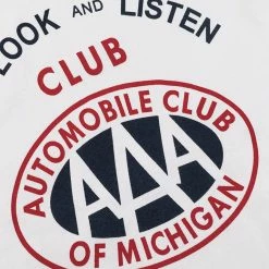 Non Stock 1960s Hot Rod Style T-Shirt - AAA AUTOMOBILE CLUB Back In Stock