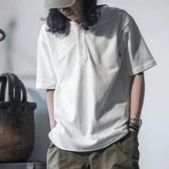 Non Stock 9.8 Oz Cotton Pique Baseball T-Shirt - White