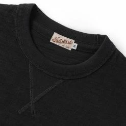 Non Stock 10.5 Oz US Cotton Tubular Gusset T-Shirt - Black