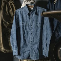 Bronson U.S.N. 8 Oz Chambray Shirt