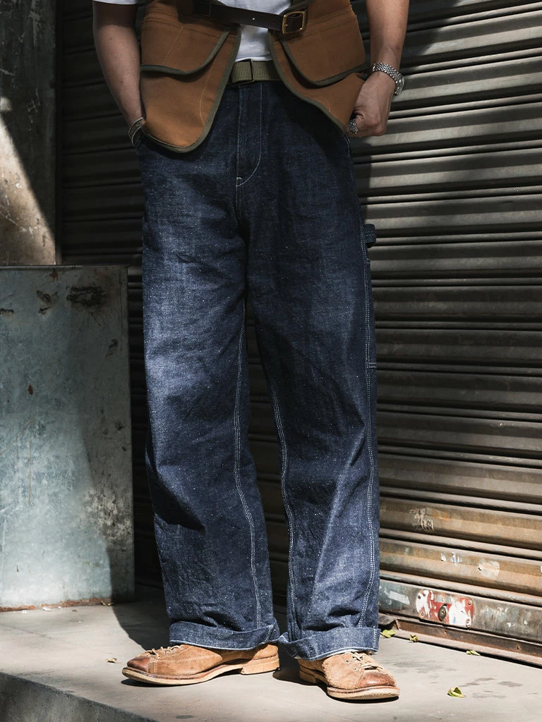Bronson 1950s 12.5 Oz Selvedge Denim Carpenter Work Pants BOTTOMS 5 Bronson 1950s 12.5 Oz Selvedge Denim Carpenter Work Pants BOTTOMS