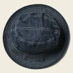 Bronson 12 Oz Selvedge Denim Bucket Hat ACCESSORIES 15 Bronson 12 Oz Selvedge Denim Bucket Hat ACCESSORIES