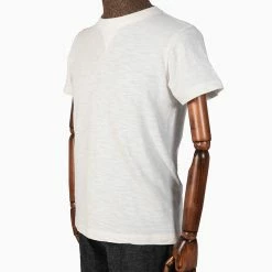 Non Stock 10.5 Oz US Cotton Tubular Gusset T-Shirt - White TOPS