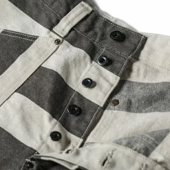 Non Stock 11.5 Oz Heavyweight Wide Striped Prisoner Shorts 32 Non Stock 11.5 Oz Heavyweight Wide Striped Prisoner Shorts