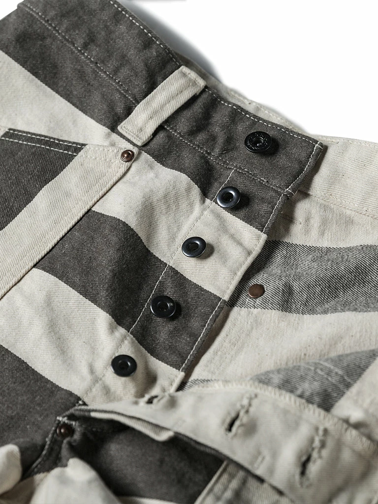 Non Stock 11.5 Oz Heavyweight Wide Striped Prisoner Shorts 13 Non Stock 11.5 Oz Heavyweight Wide Striped Prisoner Shorts