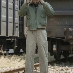 Bronson OUTERWEAR USAAF Type B-10 Flight Jacket - Olive