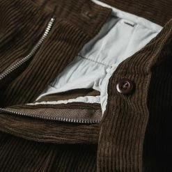 Non Stock 12.5 Oz 8 Wale Corduroy Trousers - Brown