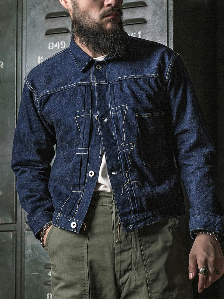 Bronson Lot 44806XX WWII Type 1 14 Oz Selvedge Denim Jacket OUTERWEAR 6 Bronson Lot 44806XX WWII Type 1 14 Oz Selvedge Denim Jacket OUTERWEAR