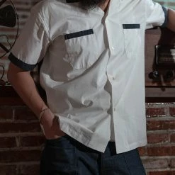 Bronson Bomb Squadron “Grim Reaper” Force Base Souvenir Bowling Shirt TOPS