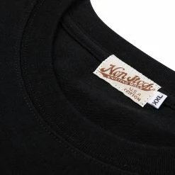 Non Stock TOPS 9 Oz US Cotton Tubular T-Shirt - Black