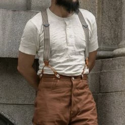 Bronson 1890s Slub Cotton Henley T-Shirt Back In Stock