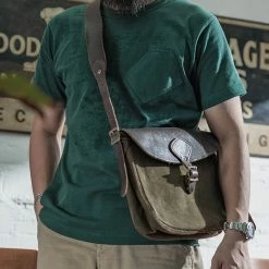 Bronson TOPS 1930s Slanted Pocket Tubular T-Shirt - Green