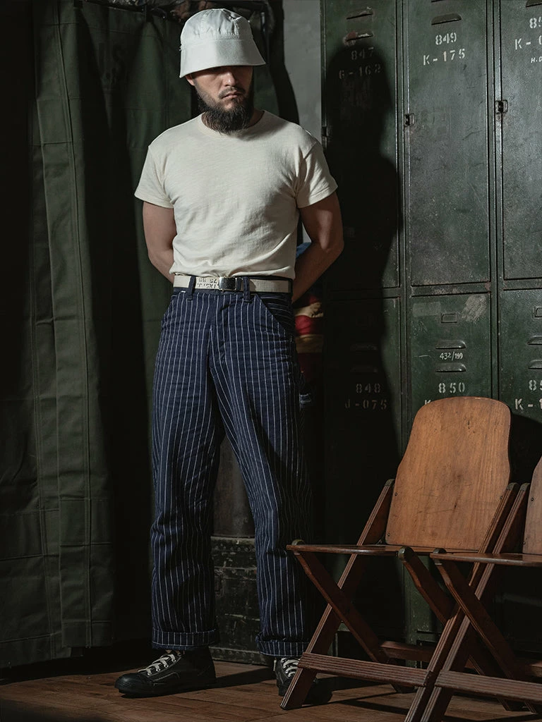 Bronson 1940s USN Crew Slub Cotton T-Shirt NEW ARRIVALS 11 Bronson 1940s USN Crew Slub Cotton T-Shirt NEW ARRIVALS