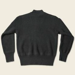 Bronson TOPS US Army High Neck Wool Sweater - Black