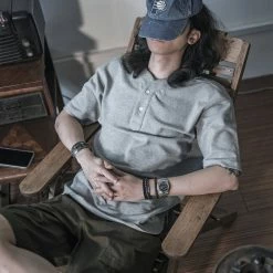 Non Stock NEW ARRIVALS 9.8 Oz Cotton Pique Baseball T-Shirt - Gray