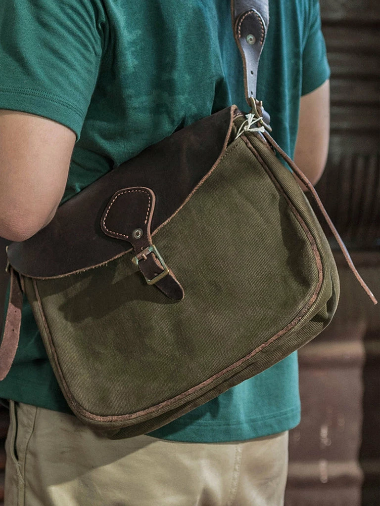 Bronson WWI US Army Messenger Bag - Olive 6 Bronson WWI US Army Messenger Bag - Olive