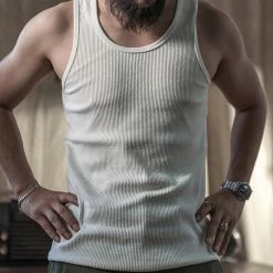 Non Stock 10.5 Oz Cotton Tank Top - White 21 Non Stock 10.5 Oz Cotton Tank Top - White