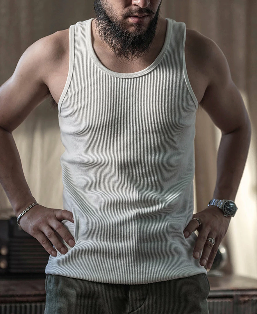 Non Stock 10.5 Oz Cotton Tank Top - White 6 Non Stock 10.5 Oz Cotton Tank Top - White