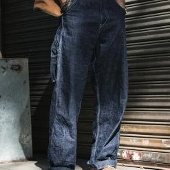 Bronson 1950s 12.5 Oz Selvedge Denim Carpenter Work Pants BOTTOMS 31 Bronson 1950s 12.5 Oz Selvedge Denim Carpenter Work Pants BOTTOMS
