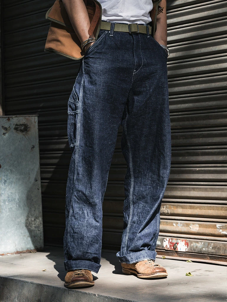 Bronson 1950s 12.5 Oz Selvedge Denim Carpenter Work Pants BOTTOMS 6 Bronson 1950s 12.5 Oz Selvedge Denim Carpenter Work Pants BOTTOMS