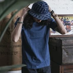 Non Stock 9 Oz US Cotton Tubular T-Shirt - Denim Blue