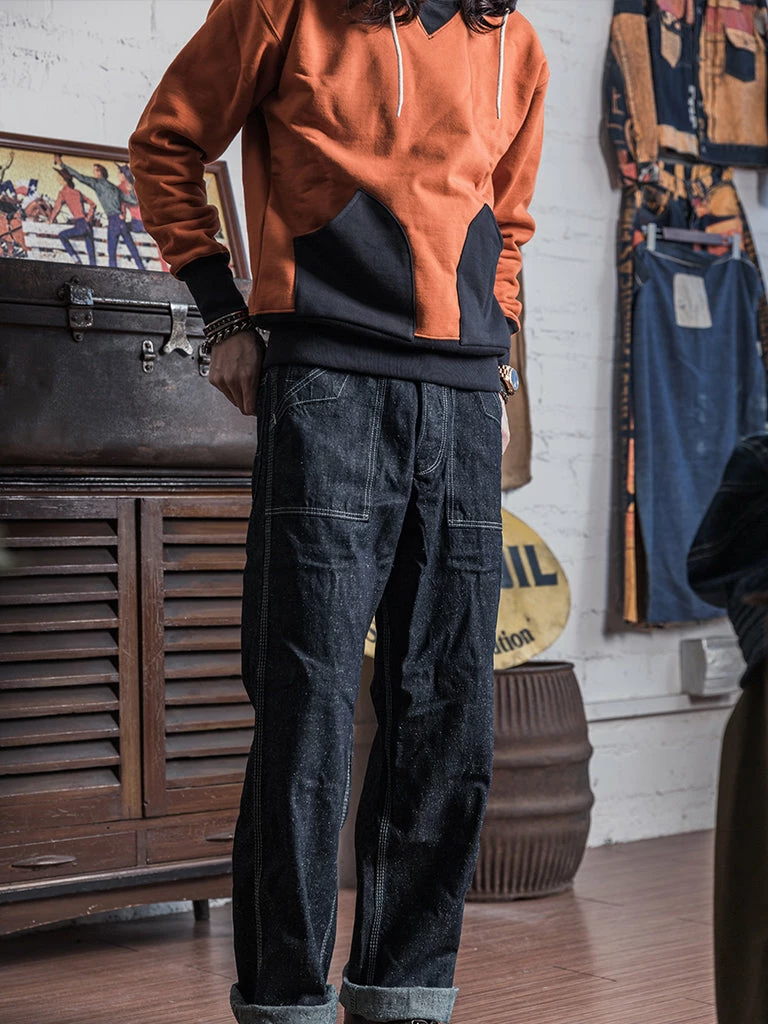 Bronson TOPS 23 Oz Two-Tone Attached Hood Parka 7 Bronson TOPS 23 Oz Two-Tone Attached Hood Parka