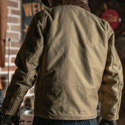 Bronson WWII Early Model Submarine N-1 Woolen Deck Jacket 29 Bronson WWII Early Model Submarine N-1 Woolen Deck Jacket