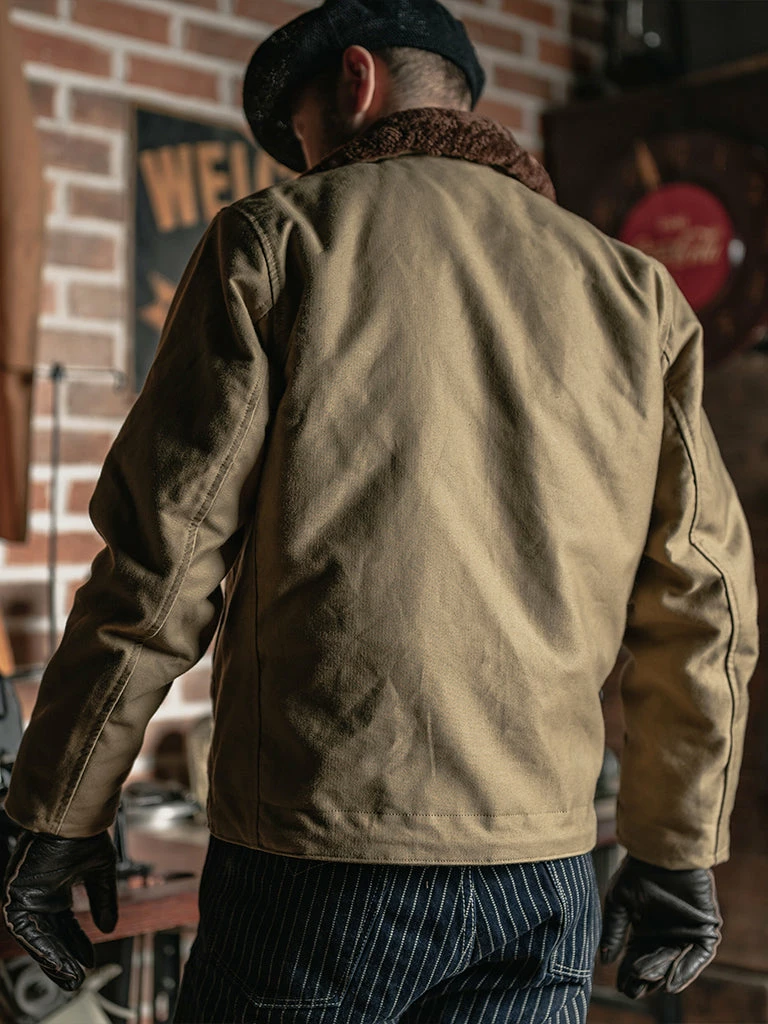 Bronson WWII Early Model Submarine N-1 Woolen Deck Jacket 7 Bronson WWII Early Model Submarine N-1 Woolen Deck Jacket