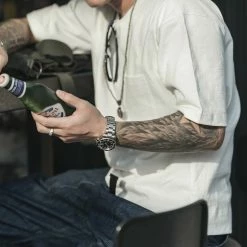 Non Stock NEW ARRIVALS 9.8 Oz Cotton Classic Pocket T-Shirt - White