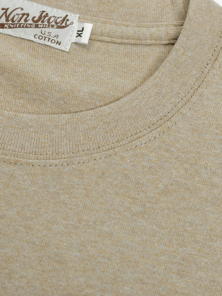 Non Stock 9 Oz US Cotton Tubular T-Shirt - Khaki 9 Non Stock 9 Oz US Cotton Tubular T-Shirt - Khaki