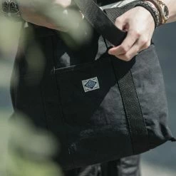 Non Stock 18 Oz Canvas Tote Bag - Black