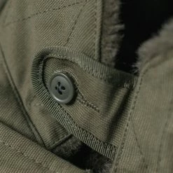 Bronson 1940s USN 3rd Type N-1 Woolen Deck Jacket - Olive Stencil OUTERWEAR